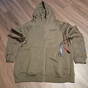 Olive Green Men's Hoodie